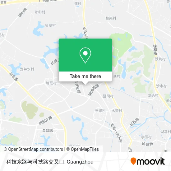 科技东路与科技路交叉口 map