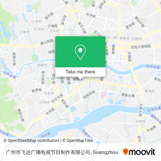 广州市飞达广播电视节目制作有限公司 map