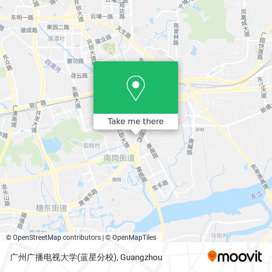广州广播电视大学(蓝星分校) map