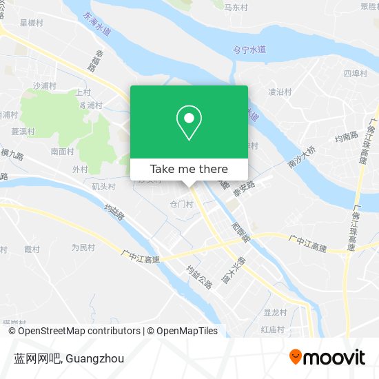 蓝网网吧 map