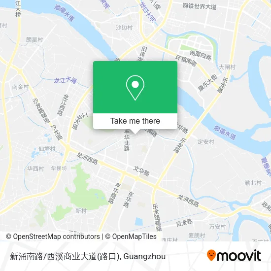 新涌南路/西溪商业大道(路口) map