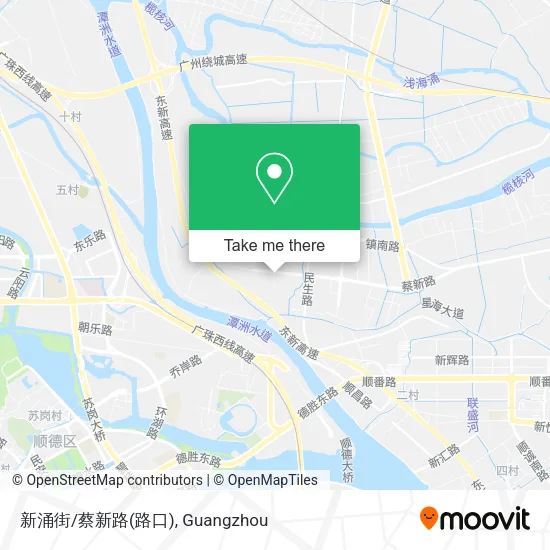 新涌街/蔡新路(路口) map