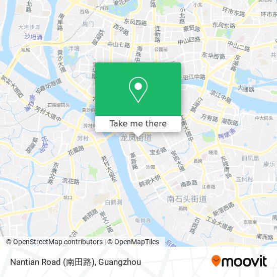 Nantian Road (南田路) map