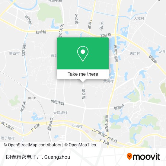 朗泰精密电子厂 map