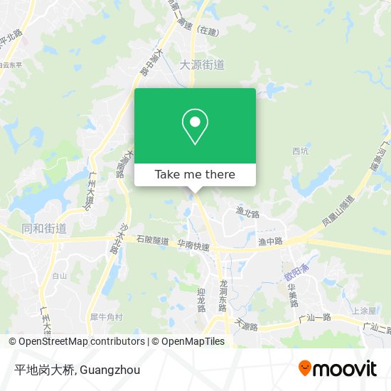 平地岗大桥 map