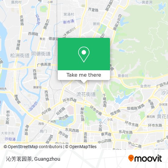 沁芳茗园茶 map