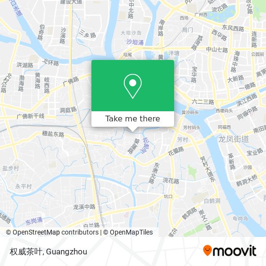权威茶叶 map
