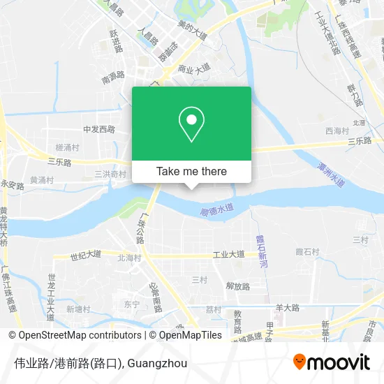 伟业路/港前路(路口) map