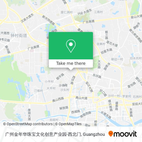 广州金年华珠宝文化创意产业园-西北门 map