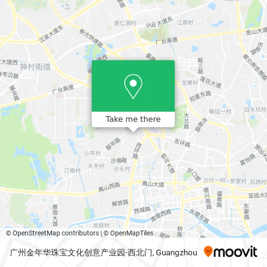 广州金年华珠宝文化创意产业园-西北门 map