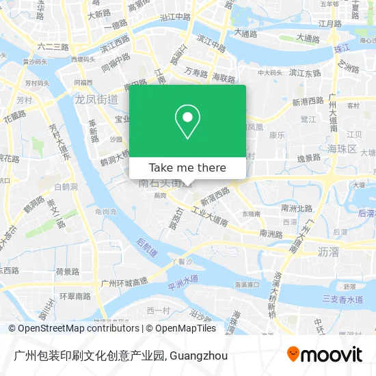 广州包装印刷文化创意产业园 map