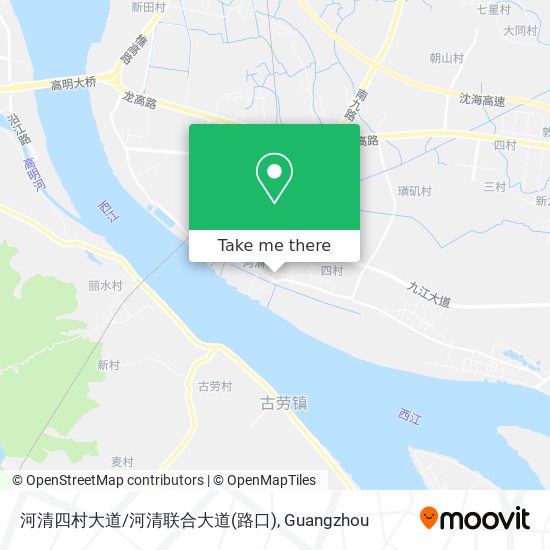 河清四村大道/河清联合大道(路口) map