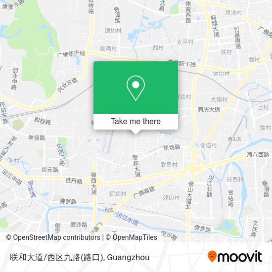 联和大道/西区九路(路口) map