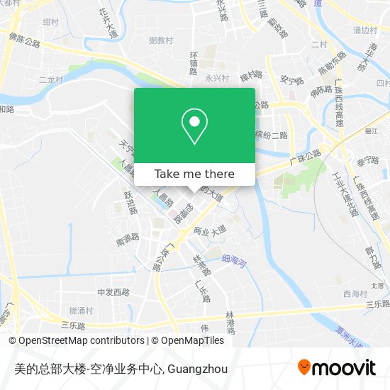 美的总部大楼-空净业务中心 map