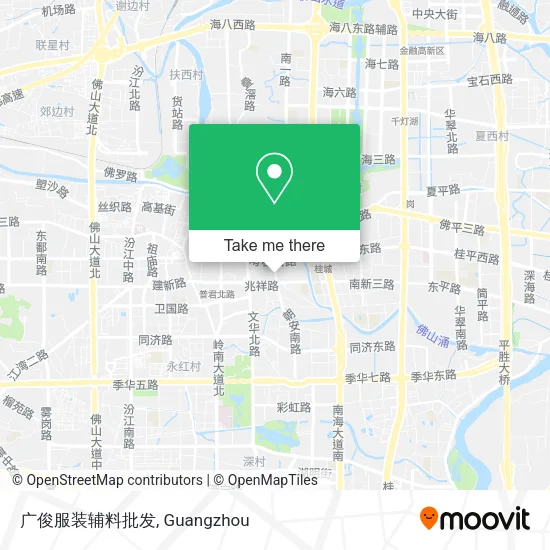 广俊服装辅料批发 map