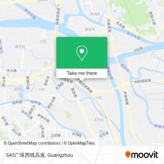 S43广珠西线高速 map