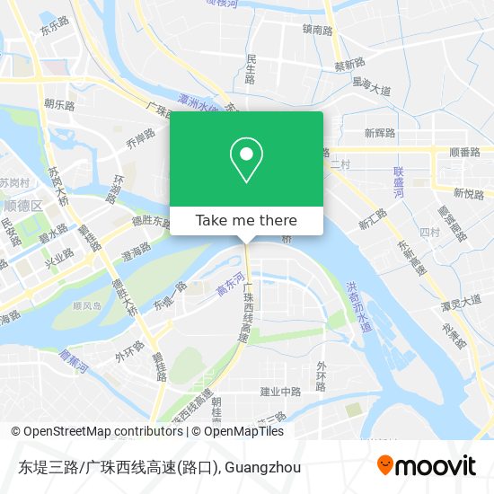 东堤三路/广珠西线高速(路口) map