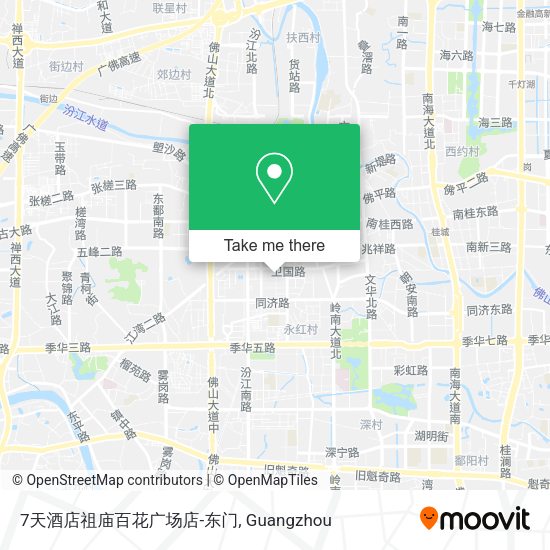 7天酒店祖庙百花广场店-东门 map
