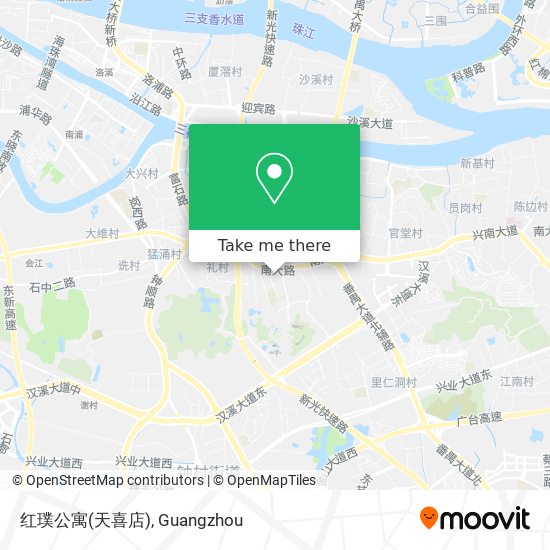 红璞公寓(天喜店) map