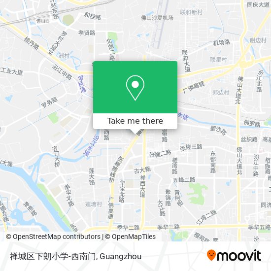 禅城区下朗小学-西南门 map