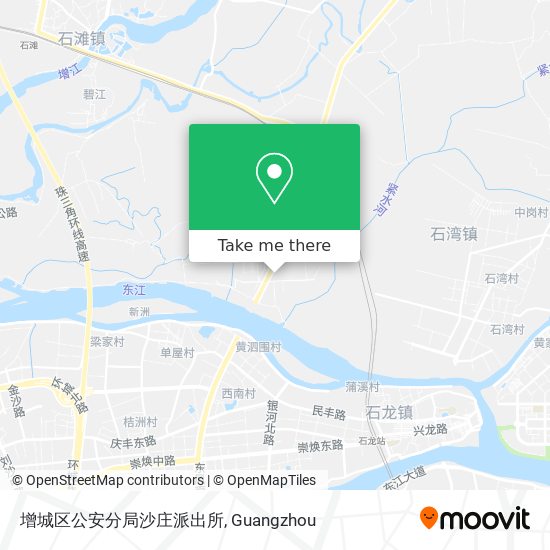 增城区公安分局沙庄派出所 map
