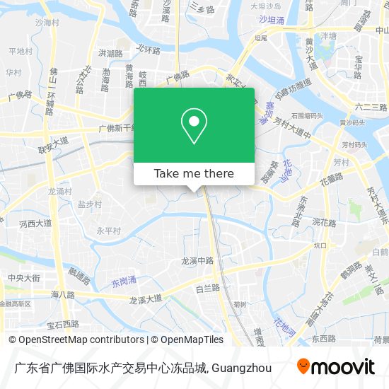 广东省广佛国际水产交易中心冻品城 map