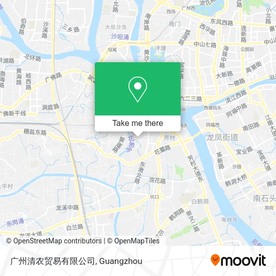 广州清农贸易有限公司 map