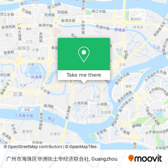 广州市海珠区华洲街土华经济联合社 map