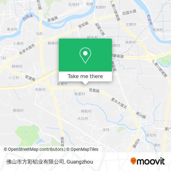 佛山市方彩铝业有限公司 map