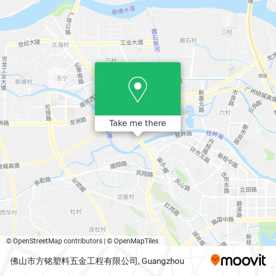 佛山市方铭塑料五金工程有限公司 map