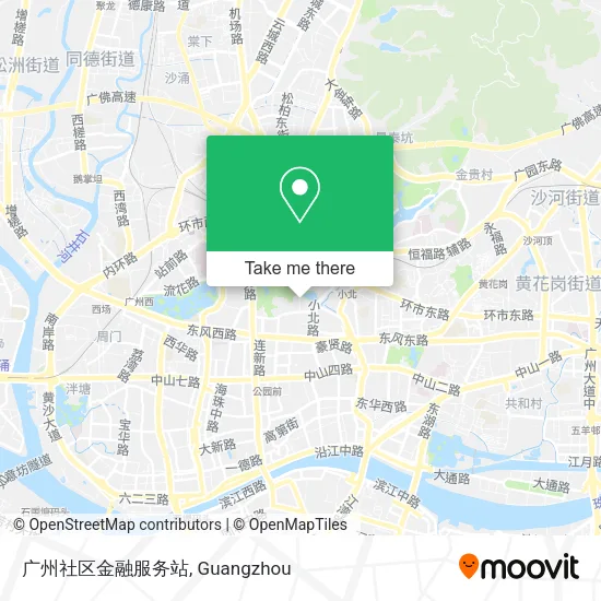 广州社区金融服务站 map