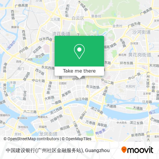 中国建设银行(广州社区金融服务站) map
