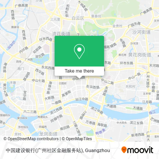 中国建设银行(广州社区金融服务站) map