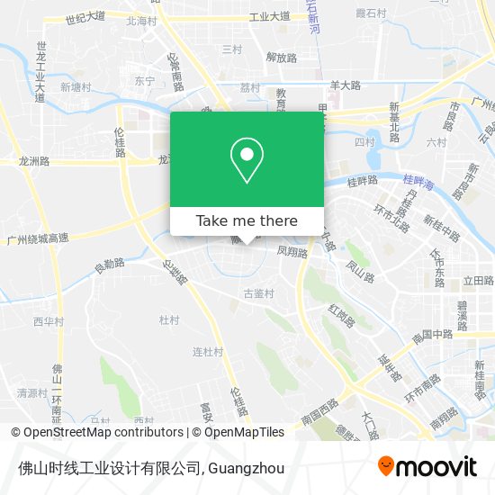 佛山时线工业设计有限公司 map