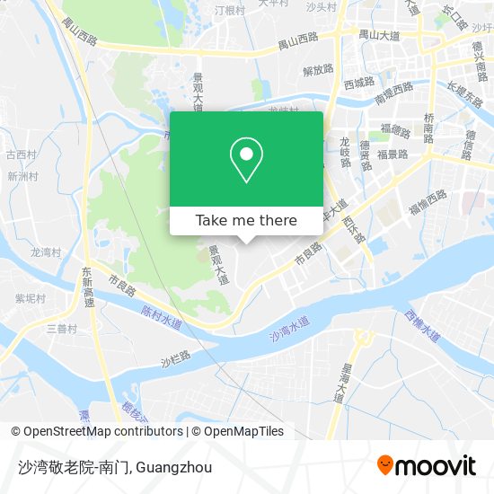 沙湾敬老院-南门 map