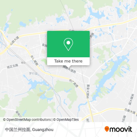 中国兰州拉面 map