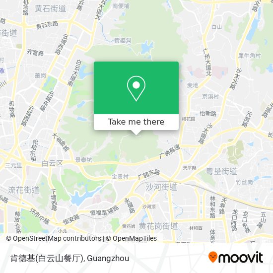 肯德基(白云山餐厅) map