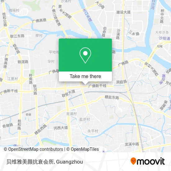 贝维雅美颜抗衰会所 map