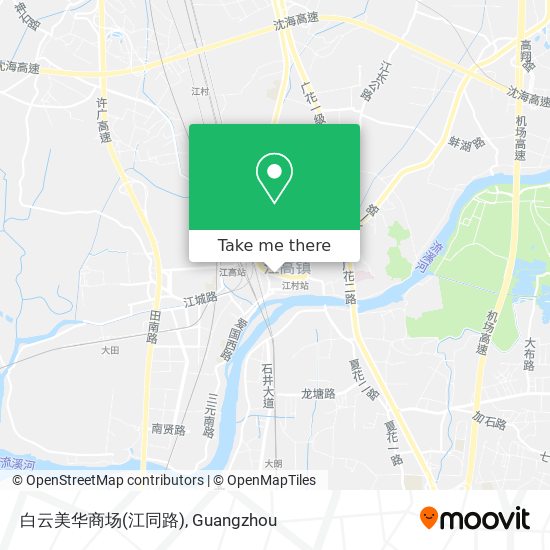白云美华商场(江同路) map