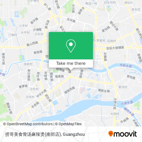 捞哥美食骨汤麻辣烫(南郊店) map