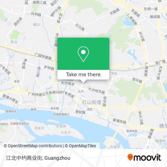 江北中约商业街 map