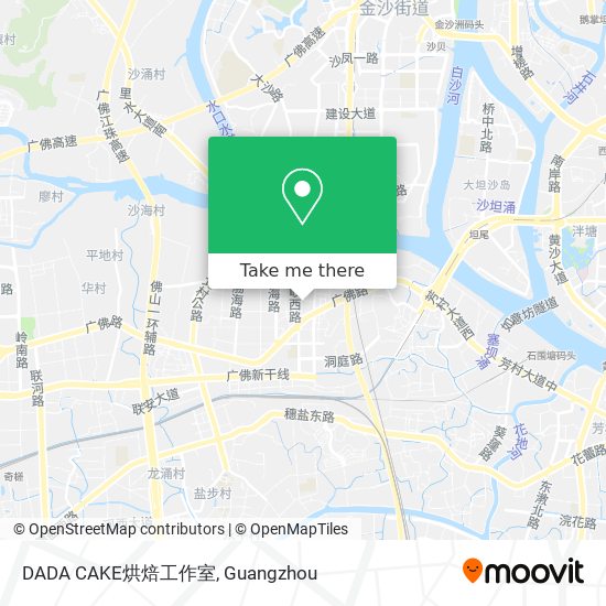 DADA CAKE烘焙工作室 map