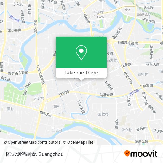 陈记烟酒副食 map