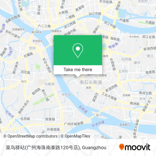 菜鸟驿站(广州海珠南泰路120号店) map