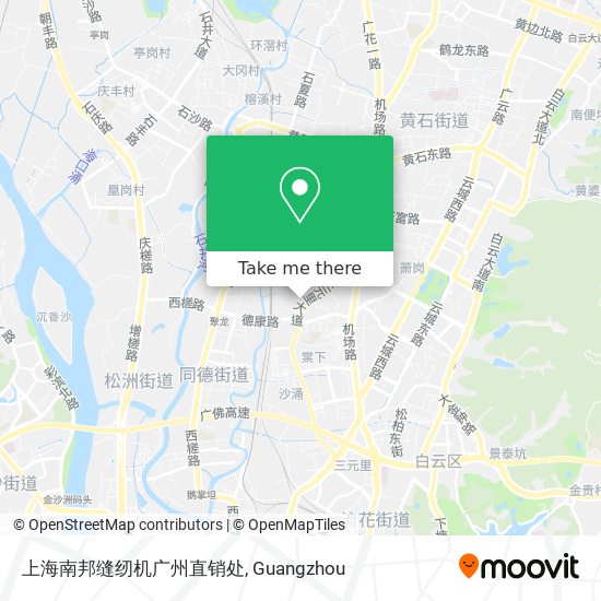 上海南邦缝纫机广州直销处 map
