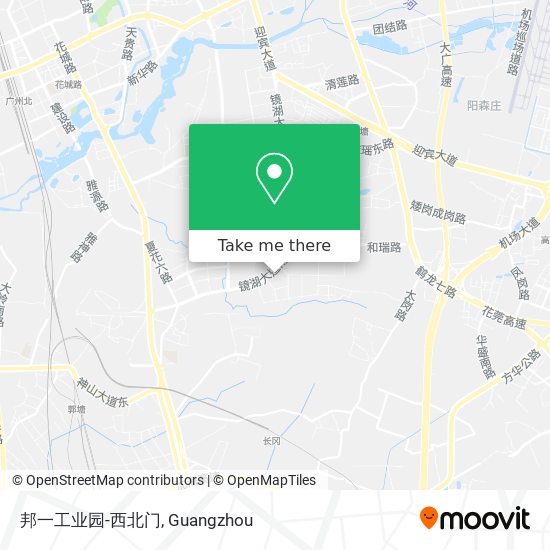 邦一工业园-西北门 map