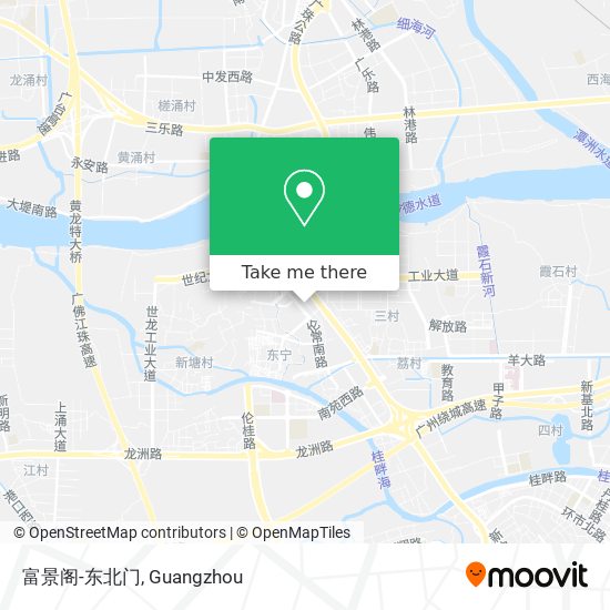 富景阁-东北门 map
