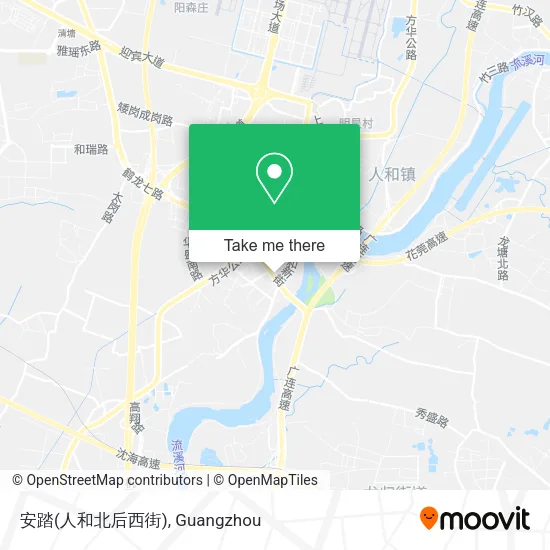 安踏(人和北后西街) map