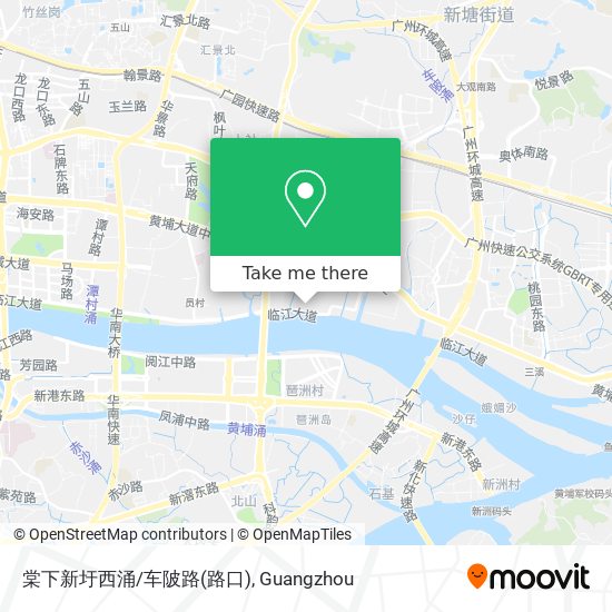 棠下新圩西涌/车陂路(路口) map