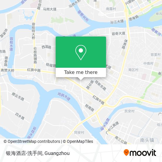 银海酒店-洗手间 map
